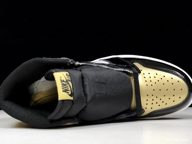 1st Kicks Shoes Toe Glod Retro 1 861428-007 Jordan Air High 0718